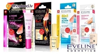 Eveline Cosmetics līdzekļi kutikulu kopšanai, nagu stiprināšanai u.c. (12 ml)