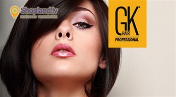 GK Hair: Matu krāsošana Ombre tehnikā vai 1 tonī + griezums ar karstajām šķērēm + maska