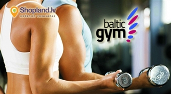 Спорт клуб Baltic Gym: 2-x месячный или годовой абонемент без ограничений по времени