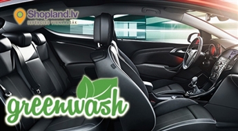 Profesionāla pilnā auto ķīmiskā tīrīšana automazgātuvē Greenwash