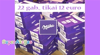 Šokolādes Milka, (22gab.) 12,00 euro!!!