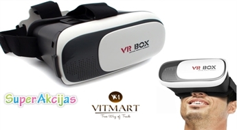 Universālas VR Box virutālās realitātes brilles smartfonam