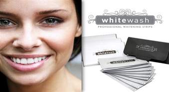 Uzsmaidi pavasarim žilbinoši baltu smaidu! WhiteWash balinošās plāksnītes ar 50% atlaidi!