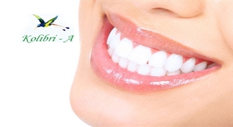Zobu balināšana ar lāzeru + diagnostika + konsultācijas KOLIBRI zobārstniecības klīnikā ar 60% atlaidi!