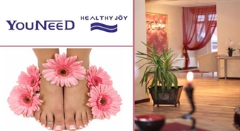 Klasiskais pedikīrs ar aparātu + SPA procedūra + pēdu masāža ar 54% atlaidi skaistuma salonā "Healthy Joy"!