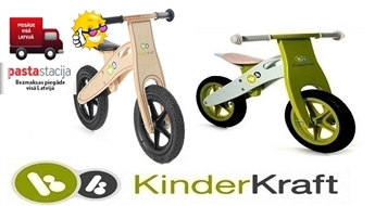 Kinder Kraft Runner детский ВЕЛОКАРТ с деревянной рамой!