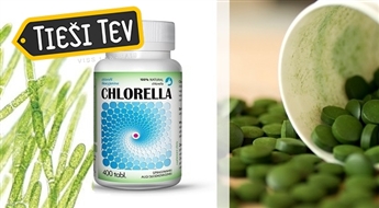 Chlorella BIO (400 tabletes) - olbaltumvielu, aminoskābju un vitamīnu avots!