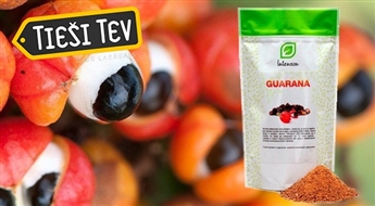 200 g organiskā guarānas pulvera - prātam, enerģijai un svara samazināšanai