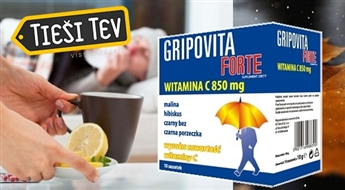 GRIPOVITA FORTE  dabīgs karstais dzēriens ar C vitamīnu