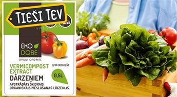 Жидкое органическое удобрение Vermicompost Extract для овощей (0,5 Л)!
