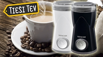 Kafijas dzirnaviņas SENCOR - lai katra diena sākas ar izcilu kafiju!