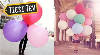 Milzu baloni košās krāsās: ballītēm, svētkiem un košākai ikdienai!