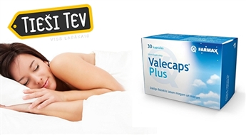 FARMAX: Valecaps Plus - dabīgs līdzeklis labam miegam un mieram