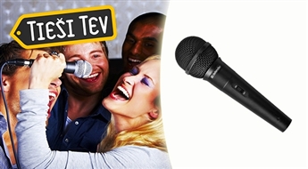 Mikrofons DEFENDER karaoke, mazai mājas ballītei, vai lielākam svētku pasākumam!