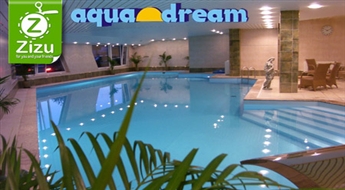 Посещение SPA-центра «Aquadream» с большим бассейном и различными банями со скидкой -50%. Выбирайте одноразовые посещения или неограниченный абонемент!