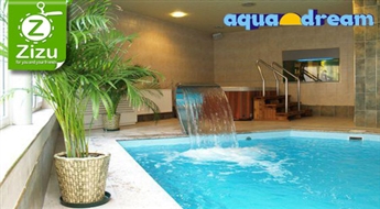Посещение SPA-центра «Aquadream» с большим бассейном и различными банями со скидкой -50%. Выбирайте одноразовые посещения или неограниченный абонемент!