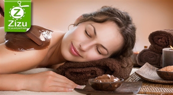 Šokolādes SPA rituāls, kas sastāv no pīlinga, masāžas un ietīšanas, ar 54% atlaidi. Jūs –  īsta konfektīte!