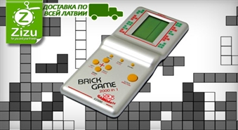 Tetris BRICK GAME 2000 ar 41% atlaidi. Bērnības mīļākā spēle VISĀ LATVIJĀ!