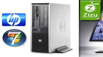 Izvēlētajs dators „HP Intel Core 2 Duo” ar monitoru + Windows 7 Pro, sākot no € 129,9!