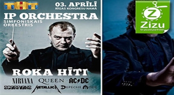 Šovs „Simfoniskie Roka Hiti” no IP Orchestra, sākot tikai no € 11,6!