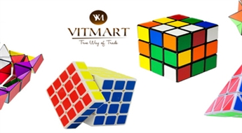 Увлекательные игрушки-головоломки: классический куб Рубика выбранного размера, пирамида Рубика или куб-трансформер «Magic Cube», начиная всего от 1,9 €. ДОСТАВКА по всей ЛАТВИИ!