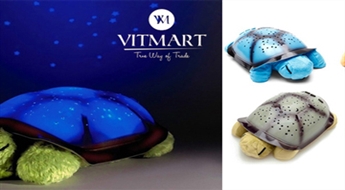 Милая черепаха – развивающая игрушка, проектор звездного неба и ночник – всего за 10,9 €. ДОСТАВКА по всей ЛАТВИИ!