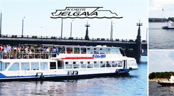 KATRU DIENU: Kruīzs pa Daugavu ar kuģi „Jelgava” vai „Horizonts” (1 stunda) tikai par € 5 pieaugušajam vai par € 1,9 bērnam!