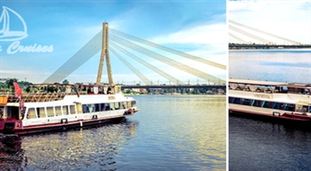 Круиз по Даугаве на кораблике «Vecrīga» в рейсы «Rīgas panorāmas reiss» или «Saulrieta reiss», начиная всего от 5 € для взрослого и от 2 € для ребенка!