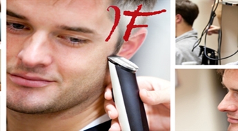 Vīriešu matu griezums + maska un viegla ieveidošana ar 55% atlaidi. NEMAKSĀ VISU UZREIZ!
