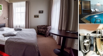 СИГУЛДА: Отдых ДЛЯ ДВОИХ (1 ночь) в гостинице «Sigulda» с завтраком с шампанским, плаваньем в бассейне и релаксацией в SPA-ванне