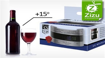 Elektriskais vīna termometrs īstiem šī dzēriena cienītājiem tikai par Ls 2,5 (€ 3,56)!