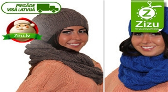 Потрясающе стильный комплект – шарф и шапка - выбранного вами цветa всего за 15,9 Ls (22,62 €). Доставка ПО ВСЕЙ ЛАТВИИ!