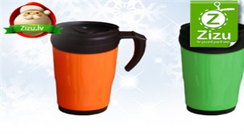 Komplekts no DIVĀM stilīgām termokrūzēm jūsu izvēlētajā krāsā tikai par Ls 4 (€ 5,69). Uzmundriniet sevi ar karstu tēju vai kafiju!