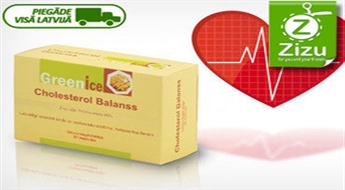 Пищевая добавка «Greenice Cholesterol Balanss N30» для сердечно-сосудистой системы и понижения плохого холестерина всего за 3,8 € (2,67 Ls). Доставка ПО ВСЕЙ ЛАТВИИ!