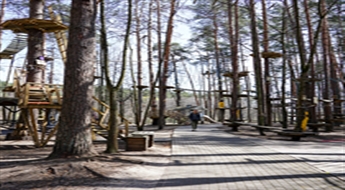 Izklaide piedzīvojumu parkā „UNO Park“ Druskininkos