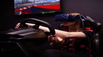 Autosacīkšu simulātors ar VR brillēm „VR Gaming”