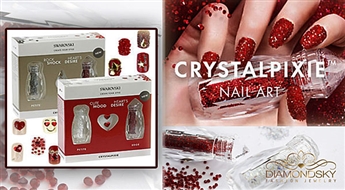 Orģināli Swarovski CRYSTALPIXIE™ komplekti manikīram, krāsa un forma pēc izvēles.