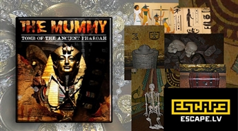 Spēle-kvests reālajā laikā „THE MUMMY RETURNS” no „Escape.lv” no 28 Eiro