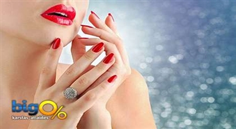 Классический маникюр с покраской ногтей + массаж рук со скидкой 56%!