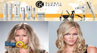 Matu taisnošana un atjaunošana ar Global Keratin Juvexin Hair Treatment ar 50% atlaidi salonā „Kameja”!
