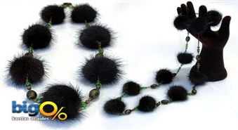 Kažokādas kaklarota ar 40% atlaidi!