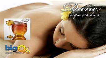 Salds piedāvājums  jūsu skaistumam! Masāža ar dabīgo medu salonā „Dane Spa” ar 55% atlaidi!