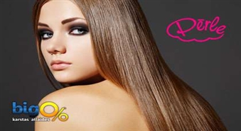 Matu krāsošana vienā tonī vai šķipsnās + griešana + veidošana salonā „PĒRLE” ar 50% atlaidi!