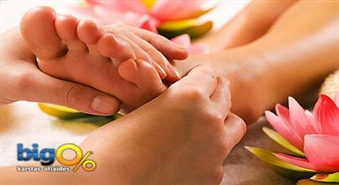 Atslābinoša pēdu masāža at 50% atlaidi tikai par 6 Ls!