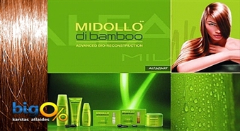 Midollo di Bamboo (matu ārstēšana) matu kauterizācija + matu galu griešana ar 52% atlaidi!