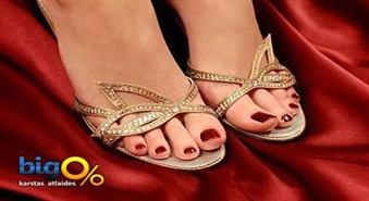 Профессиональная продцедура по уходу за ногами с 50% скидкой -  Педикюр с покрытием Gelish и ваксация ног за 16,00 Ls!