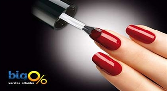 Klasiskais manikīrs + Gelish lakas pārklājums salonā "Pērle" ar 41% atlaidi!
