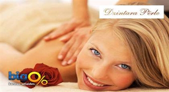 Лечебный массаж спины в салоне „Dzintara Pērle” со скидкой 50%!