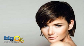 Стрижка+маска из чёрной икры&сыворотка +укладка в салоне "Rozā" со скидкой 51%!