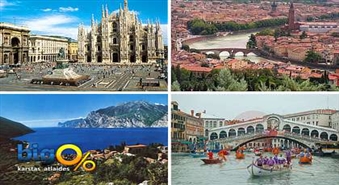 Neparastā Itālija! Gardas ezers, Verona, Milāna, Venēcija, 5 dienas, ar atlaidi 46%!